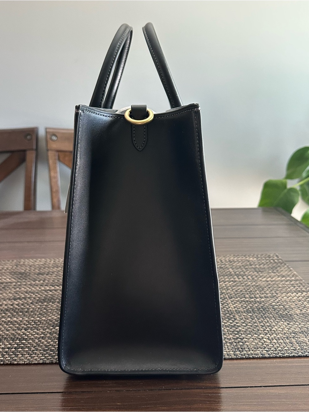 Coach Black Ace 35 Tote - Picture 4 of 16